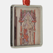 Johannes der Evangelist von den Evangelien Silbernes Ornament (Rechts)