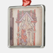 Johannes der Evangelist von den Evangelien Silbernes Ornament (Links)