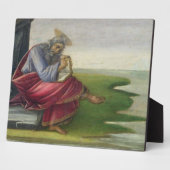 Johannes der Göttliche auf Patmos, das Buch schrei Fotoplatte (Seite)