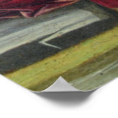 Johannes der Göttliche auf Patmos, das Buch schrei Poster (Ecke)