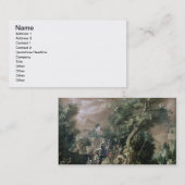 Johannes der predigende Baptist (Öl auf Leinwand) Visitenkarte (Vorne/Hinten)