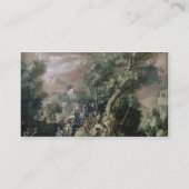 Johannes der predigende Baptist (Öl auf Leinwand) Visitenkarte (Rückseite)