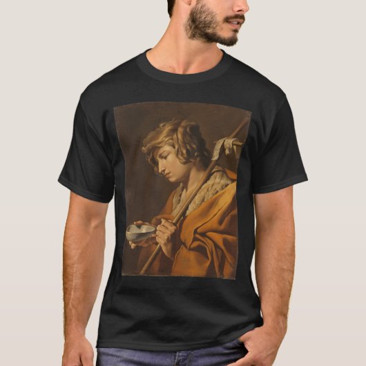 Johannes der Täufer (1630 - 1650) von Matthias Sto T-Shirt (Vorderseite)