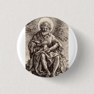 Johannes der Täufer hält das Lamm  Button