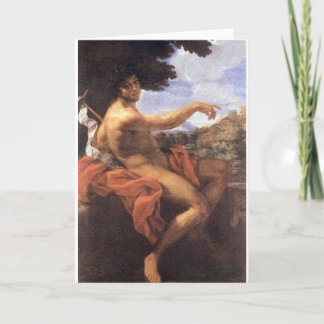 Johannes der Täufer Kunst Grußkarte Karte