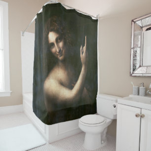 Johannes der Täufer Leonardo da Vinci Duschvorhang