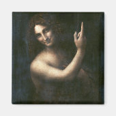 Johannes der Täufer Leonardo da Vinci Magnet (Vorne)