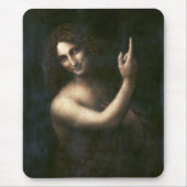 Johannes der Täufer Leonardo da Vinci Mousepad (Vorne)