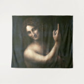 Johannes der Täufer Leonardo da Vinci Wandteppich (Vorderseite (Horizontal))
