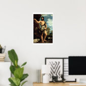 Johannes der Täufer Poster (Heimbüro)