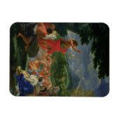 Johannes der Täufer Preaching, gemalt vor 169 Magnet (Horizontal)