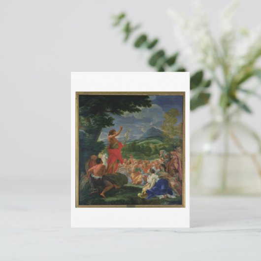 Johannes der Täufer Preaching, gemalt vor 169 Postkarte (Stehend Vorderseite)