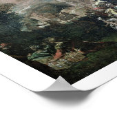 Johannes der Täufer Preaching (Öl auf Leinwand) Poster (Ecke)