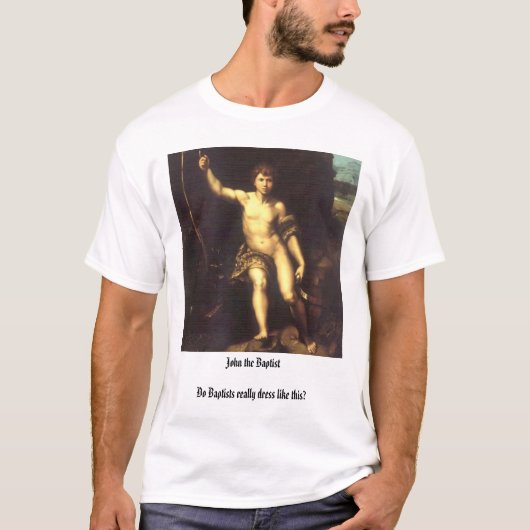 Johannes der Täufer T-Shirt (Vorderseite)
