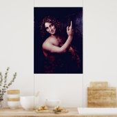 Johannes der Täufer von Leonardo da Vinci Poster (Küche)