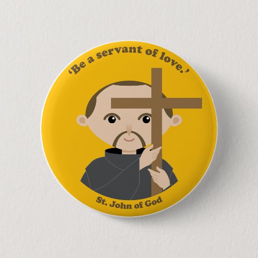 Johannes des Gottes Button (Vorderseite)