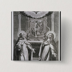 Johannes des Kreuzes und des St Theresa von Avila Button