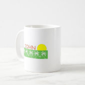 Johannes, die US-Jungferninseln Kaffeetasse (Vorderseite Links)