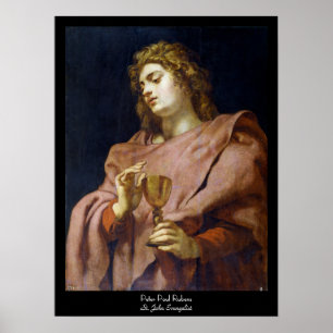 Johannes Evangelist Peter Paul Rubens Poster