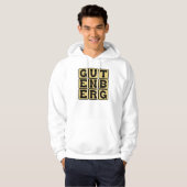 Johannes Gutenberg, deutscher Drucker Hoodie (Vorne ganz)