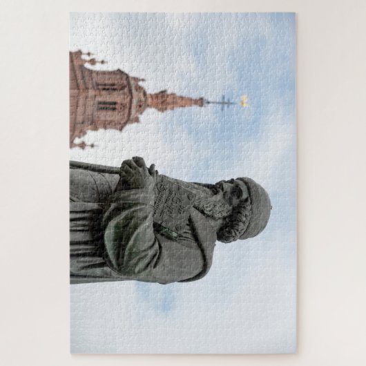 Johannes-Gutenberg-Statue Puzzle (Vertikal)
