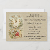 Johannes Jesus Erste Kommunion Einladungen (Vorderseite)