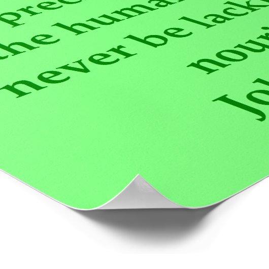 Johannes Kepler Zitat Poster (Ecke)