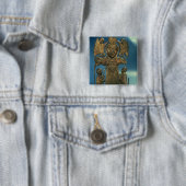 Johannes Kreuzigungs-Plakette, spätes 7. Button (Beispiel)