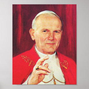 Johannes Paul II. Bischof von Rom Poster