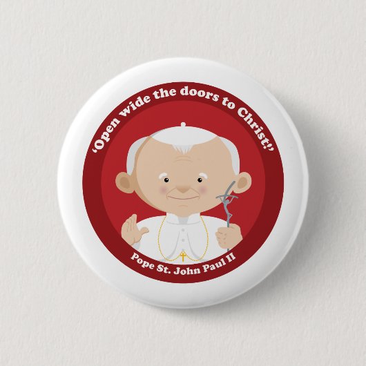 Johannes Paul II Button (Vorderseite)