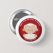 Johannes Paul II Button (Vorne & Hinten)