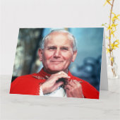 Johannes Paul II, Gebets-Karte Karte (Gelbe Blume)