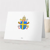 Johannes Paul II, Gebets-Karte Karte (Rückseite)