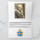 Johannes Paul II, Gebets-Karte Karte (Innenseite)