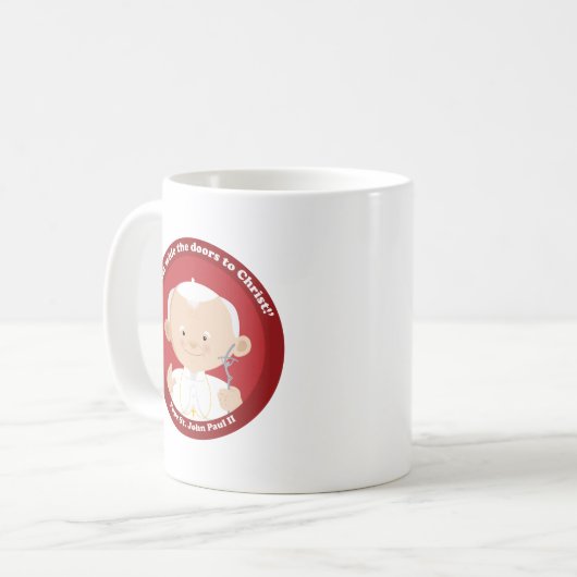 Johannes Paul II Kaffeetasse (Vorderseite Links)