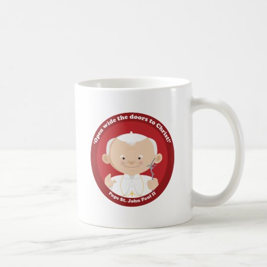 Johannes Paul II Kaffeetasse (Rechts)