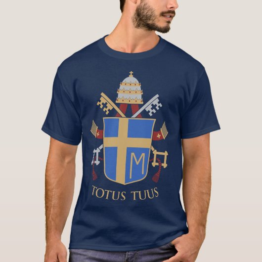 Johannes Paul II. Wappen T-Shirt (Vorderseite)