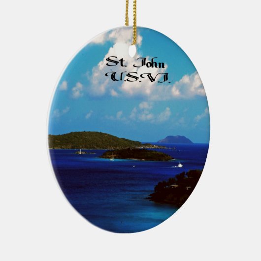 Johannes U.S.V.I. Keramik Ornament (Rechts)