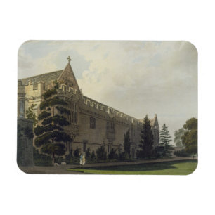 Johannes Uni gesehen vom Garten, illustrat Magnet