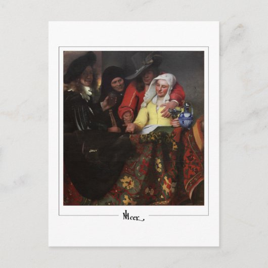 Johannes Vermeer #10 - Fine Art Postkarte (Vorderseite)