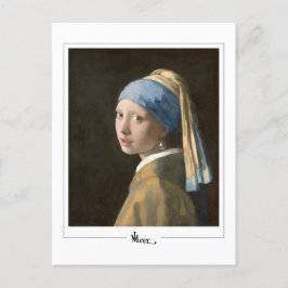 Johannes Vermeer #13 - Fine Art Postkarte