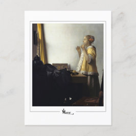 Johannes Vermeer #15 - Fine Art Postkarte