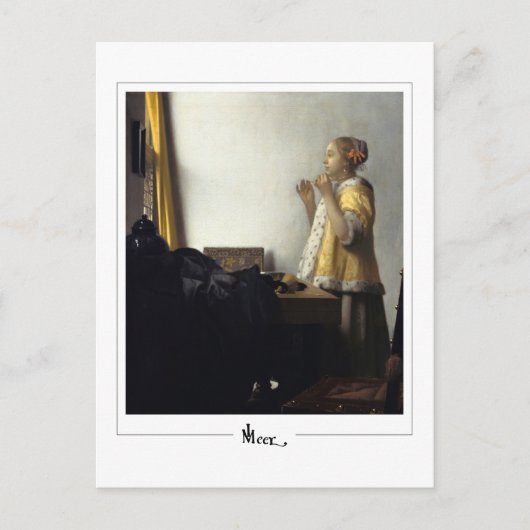 Johannes Vermeer #15 - Fine Art Postkarte (Vorderseite)
