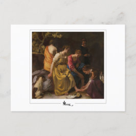 Johannes Vermeer #16 - Fine Art Postkarte