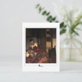 Johannes Vermeer #17 - Fine Art Postkarte (Stehend Vorderseite)