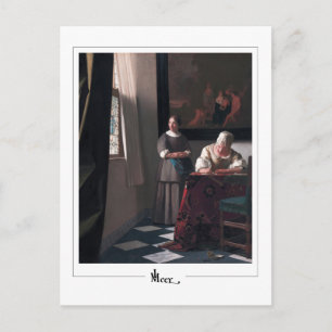 Johannes Vermeer #18 - Fine Art Postkarte