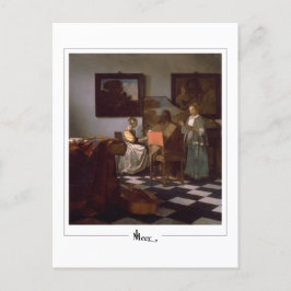 Johannes Vermeer #19 - Fine Art Postkarte