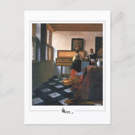 Johannes Vermeer #20 - Fine Art Postkarte