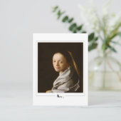 Johannes Vermeer #21 - Fine Art Postkarte (Stehend Vorderseite)