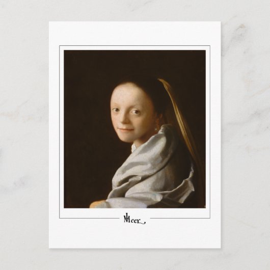 Johannes Vermeer #21 - Fine Art Postkarte (Vorderseite)